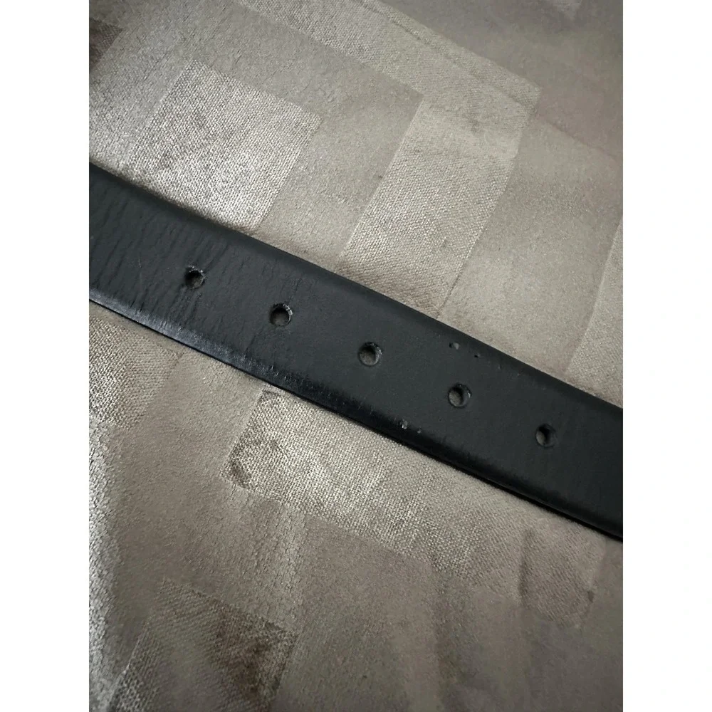 Reversible Genuine Leather Belt Mens 52 Black Brown Rotating Buckle‎ MW3031XX